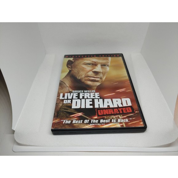 Live Free or Die Hard (Full Screen Edition) - DVD By Bruce Willis - VERY GOOD - Picture 1 of 5